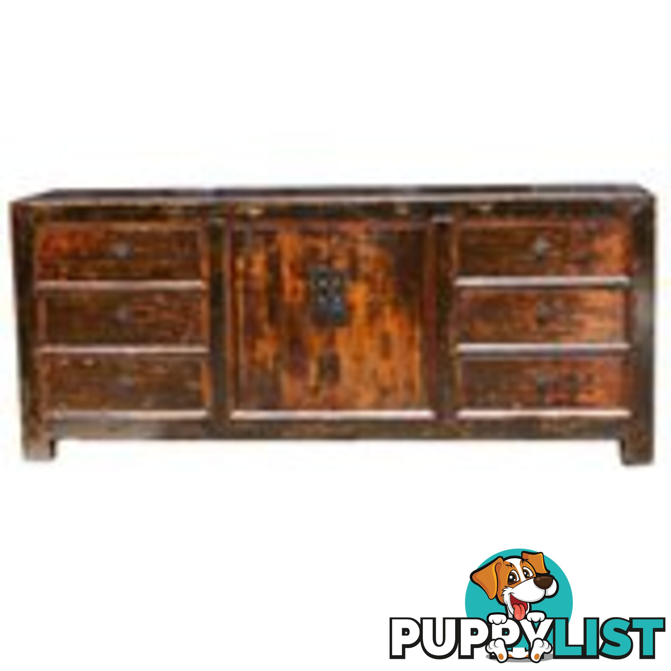 Large Chinese Antique Sideboard Multi Drawers