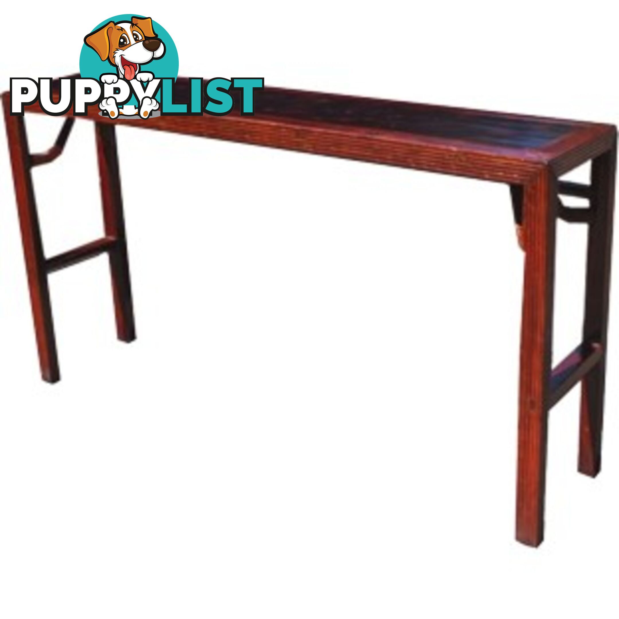 Original Reddish Brown Chinese Hall Table