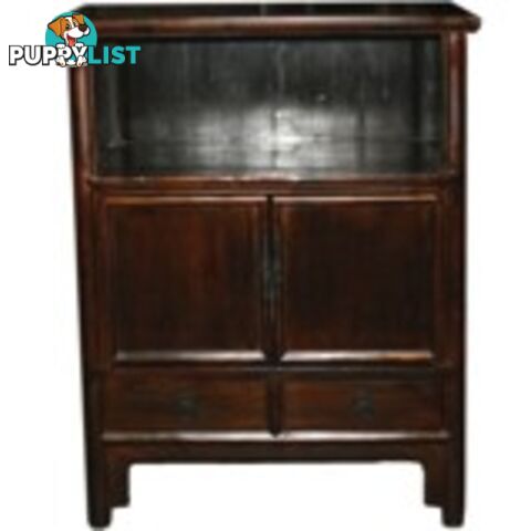 Brown Chinese Medium Display Cabinet