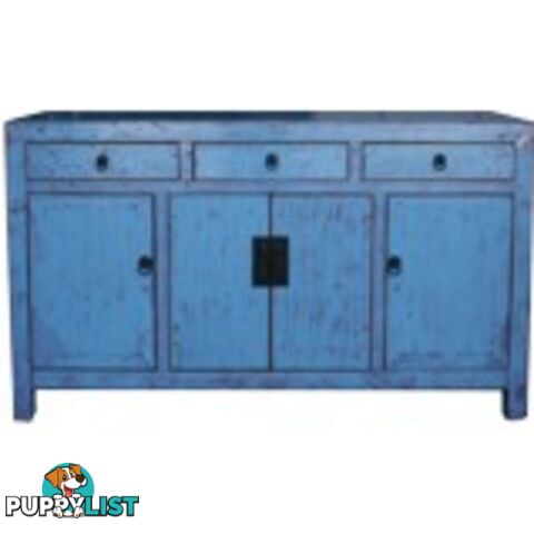 Blue/Grey Lacquered Sideboard Buffet