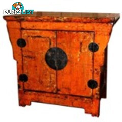 Original Orange Chinese Cabinet