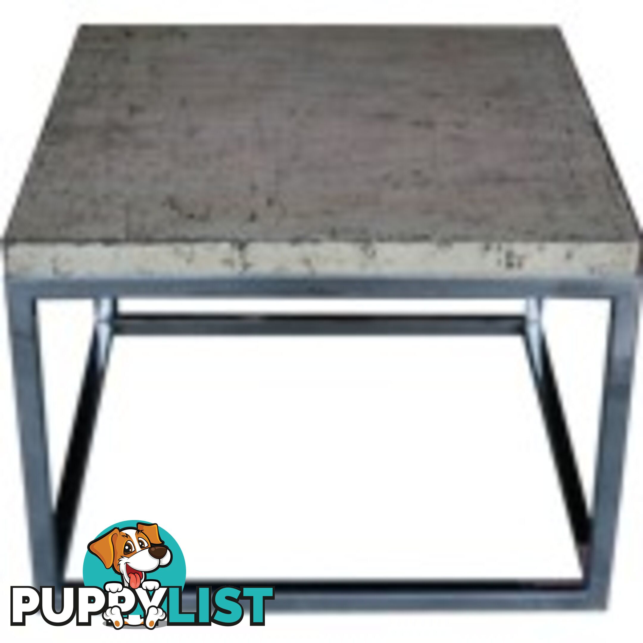 Grey Top Chinese Side Table