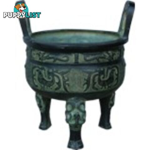 21cm Chinese Ancient Bronze Incense Burner