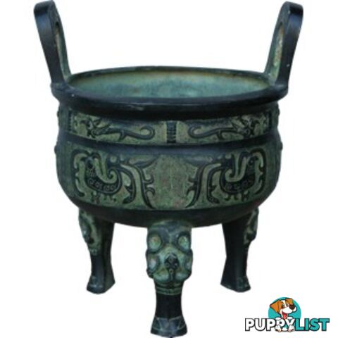 21cm Chinese Ancient Bronze Incense Burner