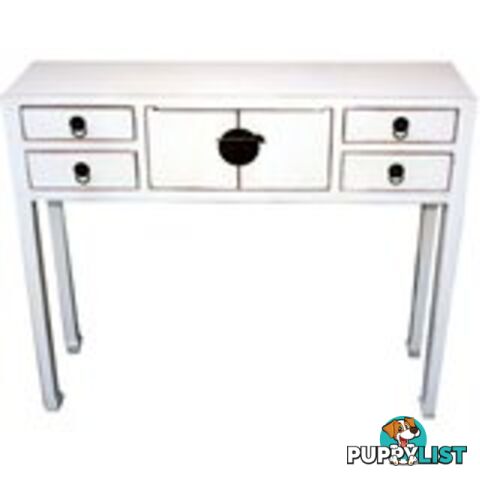 White Chinese Hallway Table