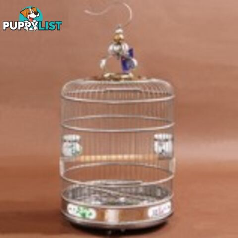 Stainless Steel Bird Cage Deluxe 36cm