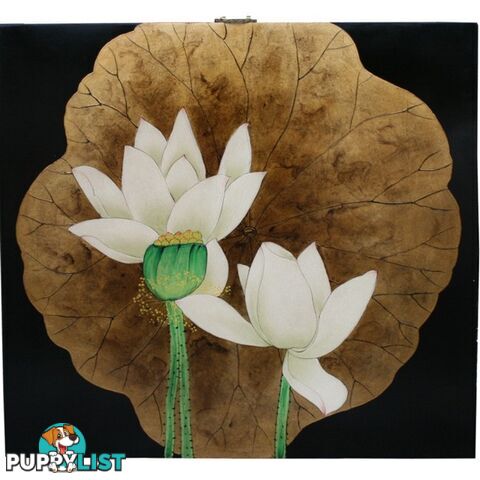Beautiful Lotus Wall Hanging Screen