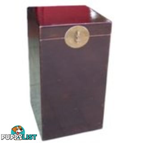 Black Chinese Wood Tall Trunk