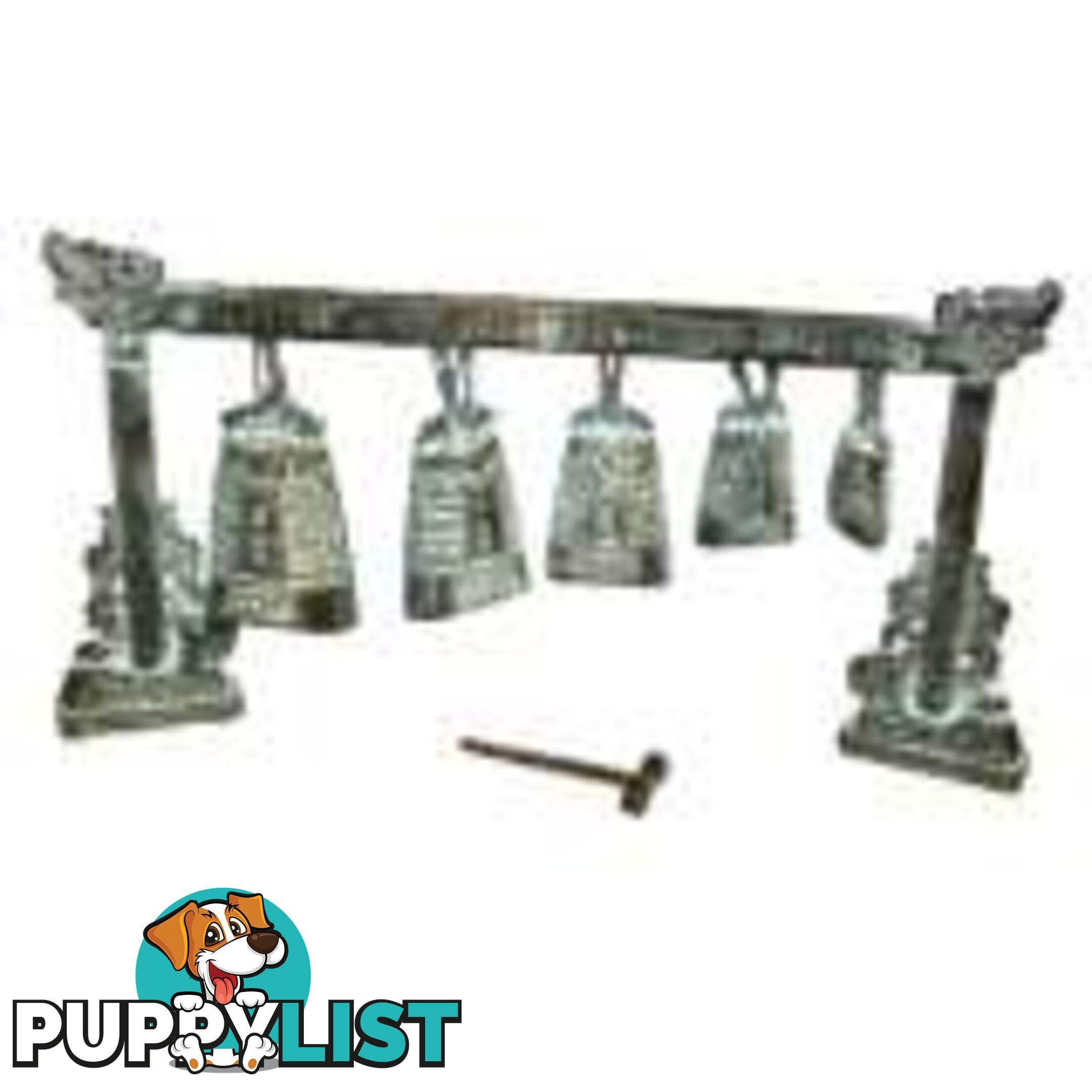 Chinese Bronze Serial Bells Replica