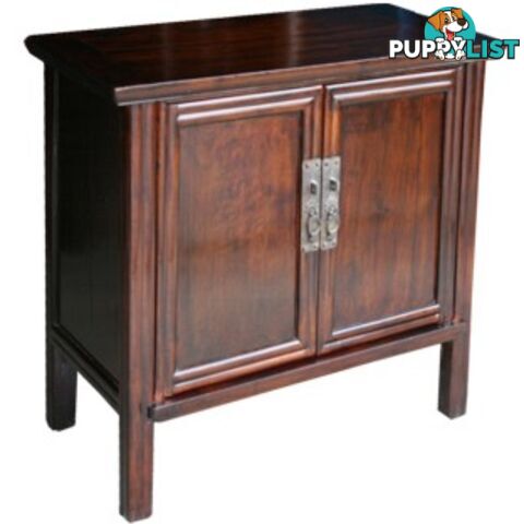 Antique Chinese Dark Brown Cabinet