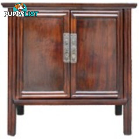 Antique Chinese Dark Brown Cabinet