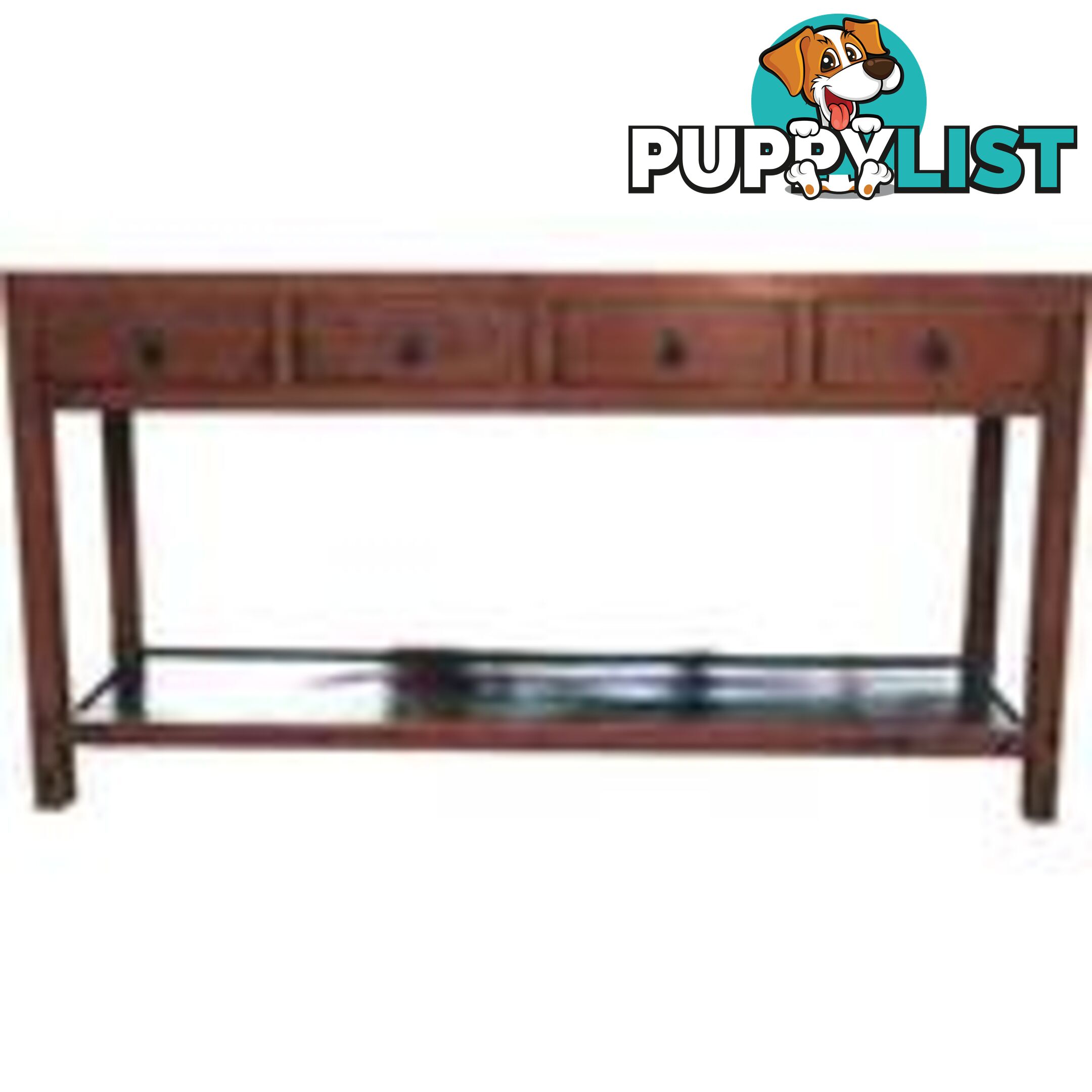 Chinese Scholar Desk Table with Low Shelf