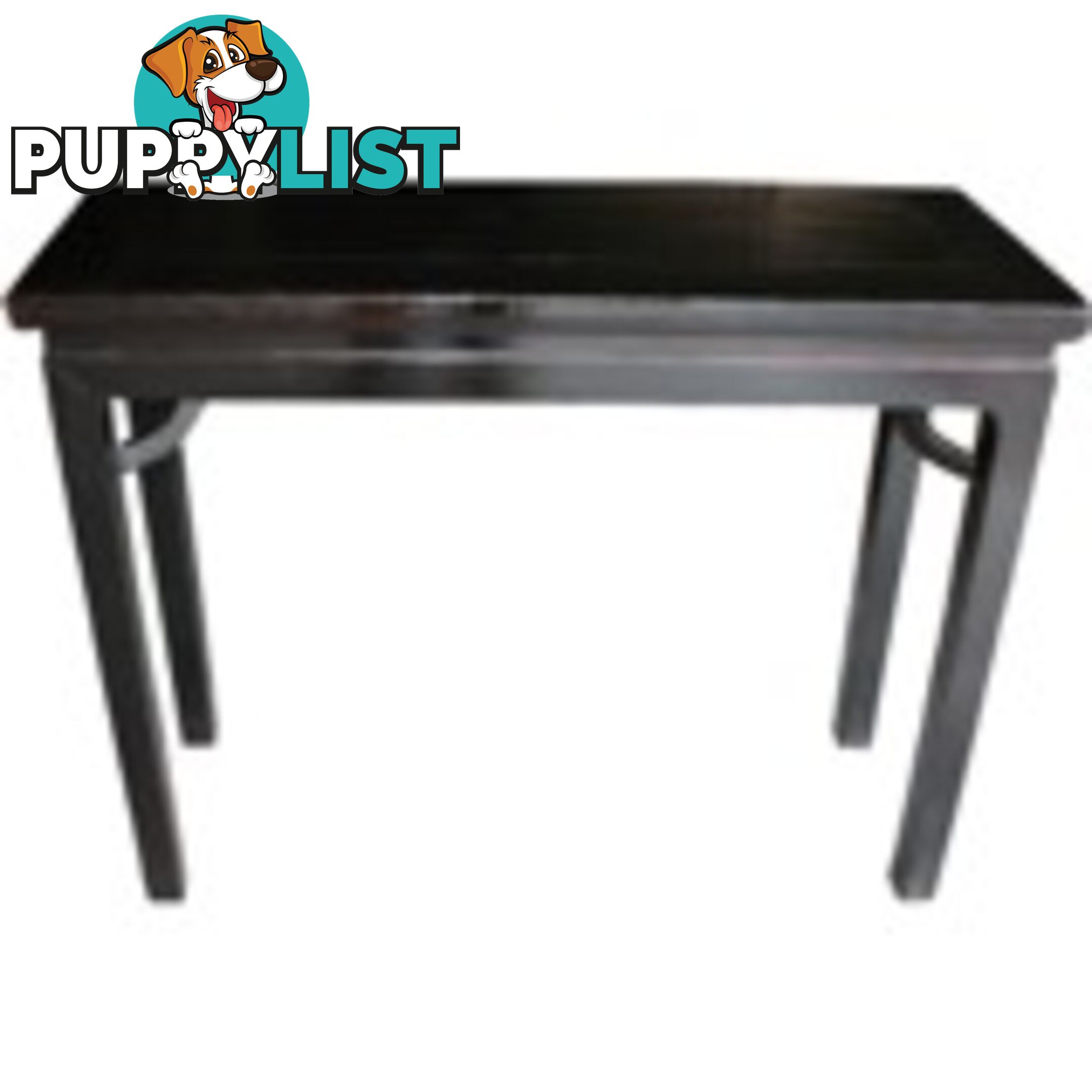 Antique Rustic Black Console Chinese Table