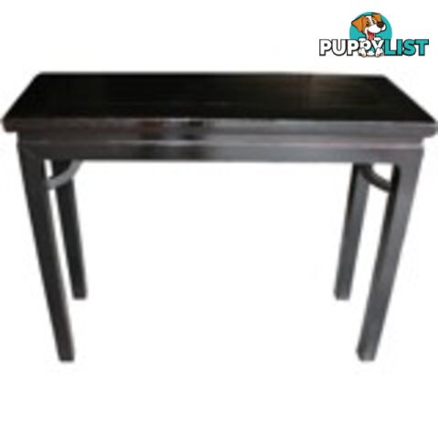 Antique Rustic Black Console Chinese Table