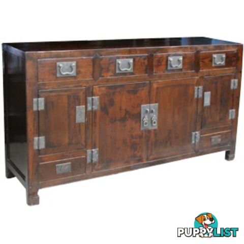 Original Dark Brown Chinese Sideboard