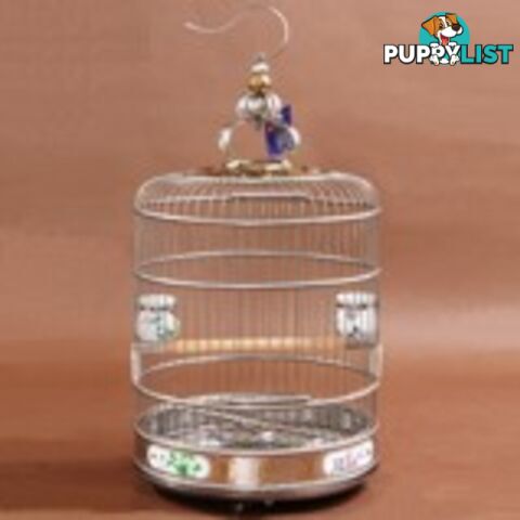 Stainless Steel Bird Cage Deluxe 40cm