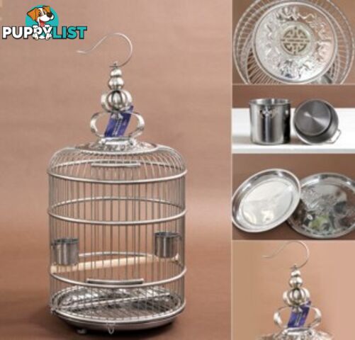 Stainless Steel Bird Cage Standard 36cm