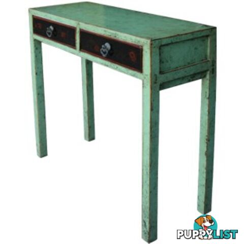 Light Green painted Console Table