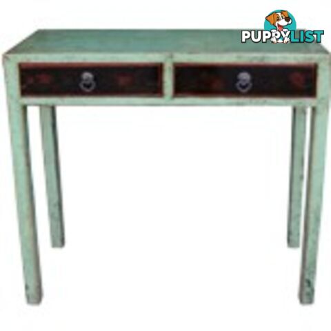 Light Green painted Console Table