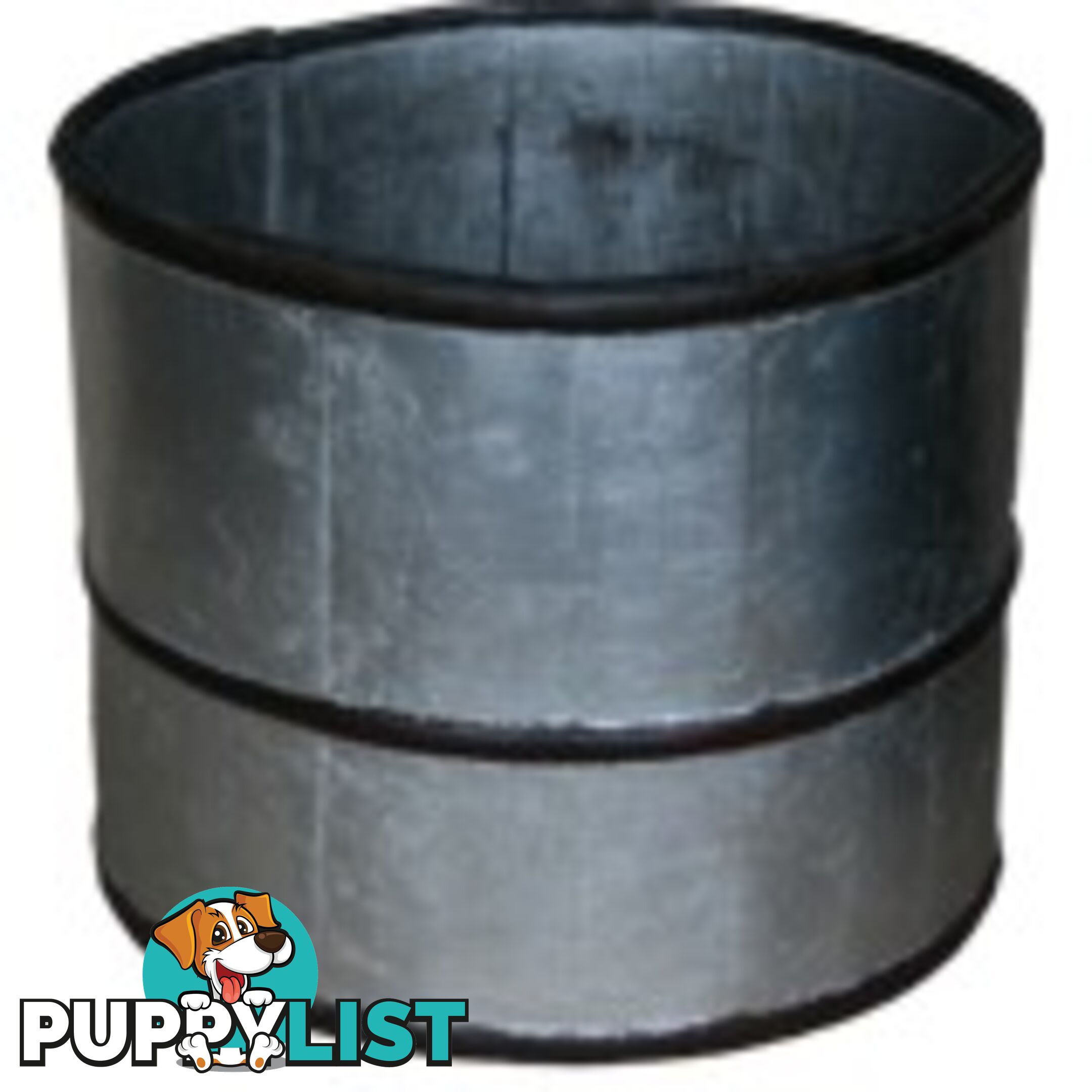 Silver Leaf Chinese Wood Bucket