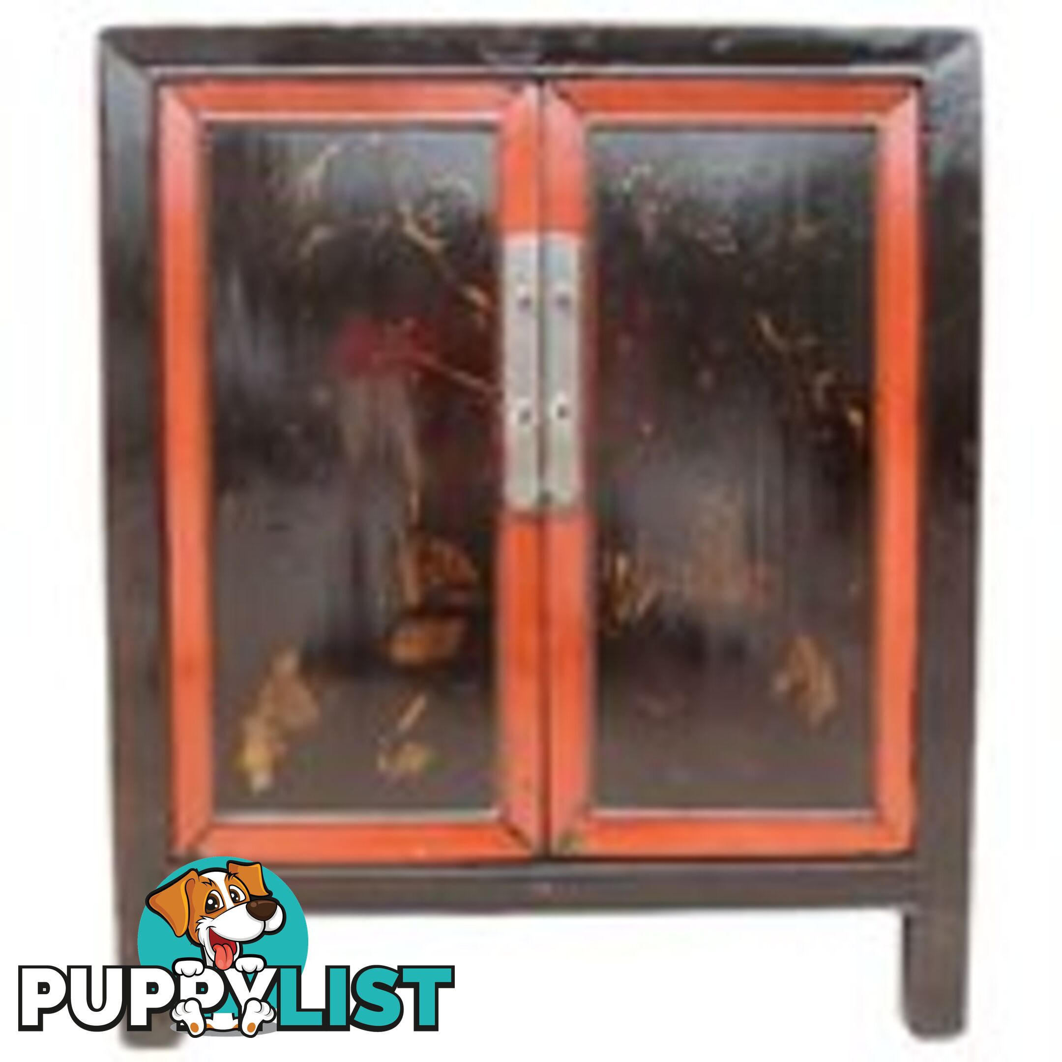 Black Painted Chinese Cabinet