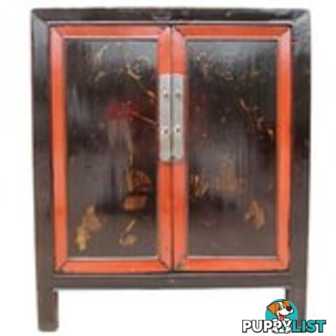 Black Painted Chinese Cabinet