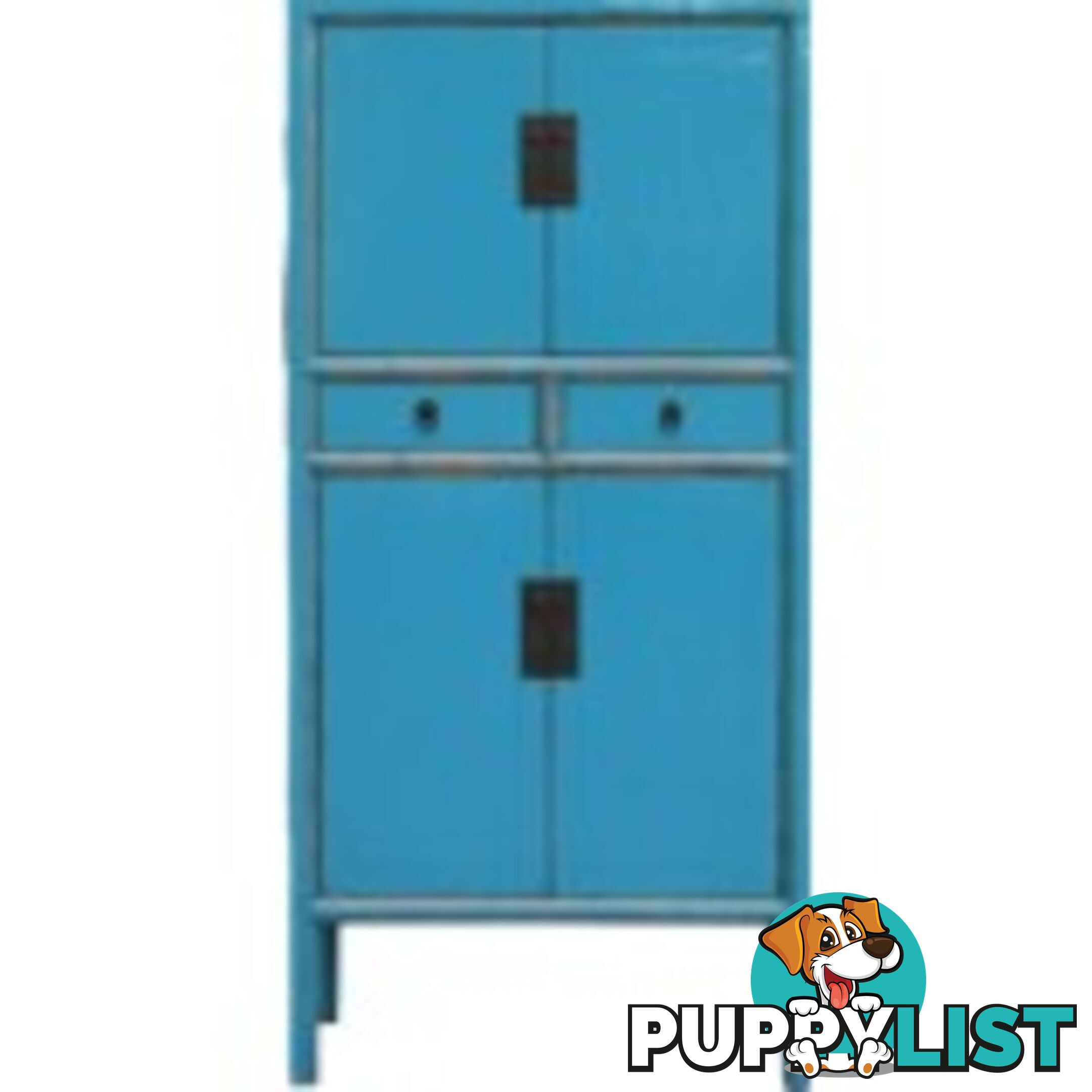 Blue Chinese Wedding Cabinet