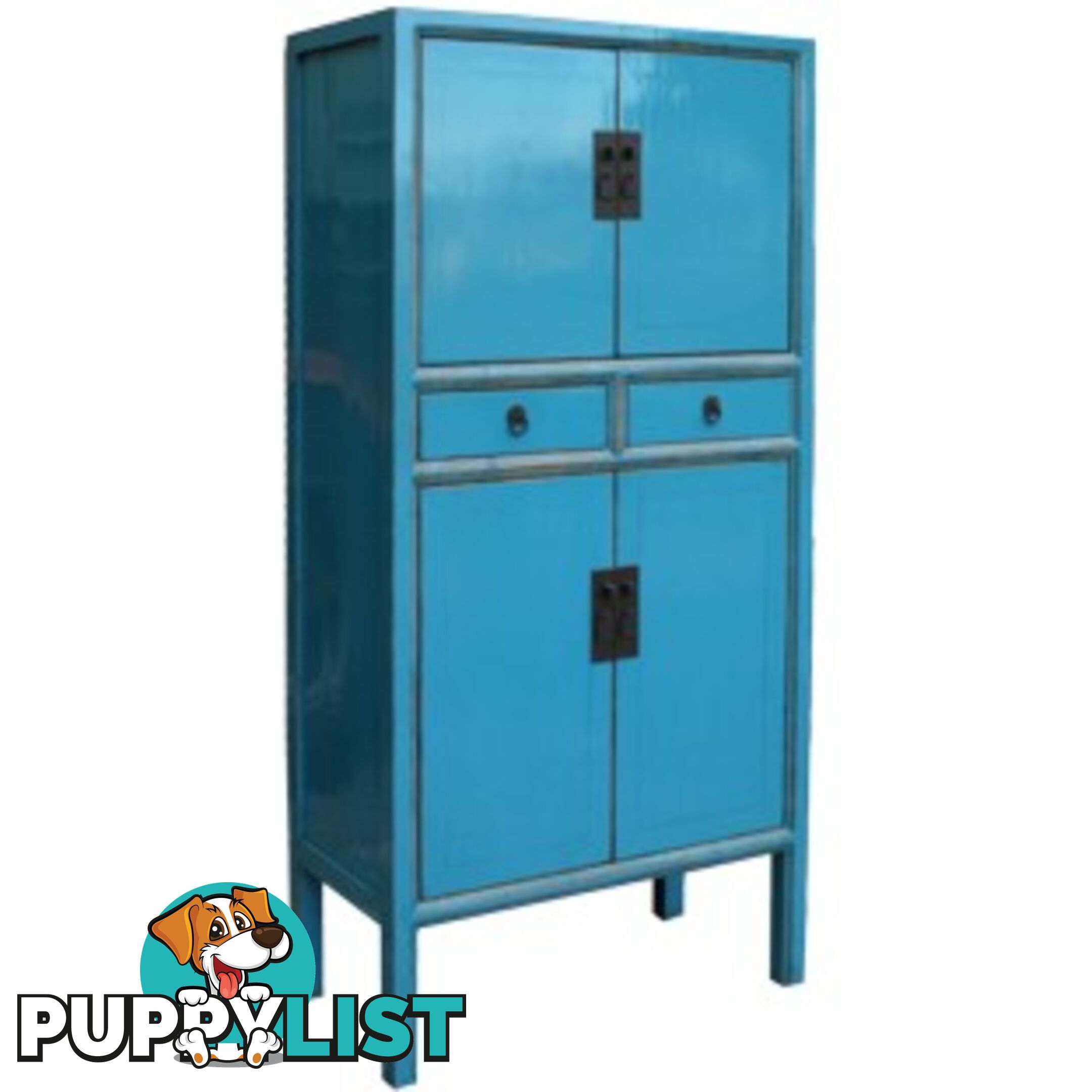 Blue Chinese Wedding Cabinet