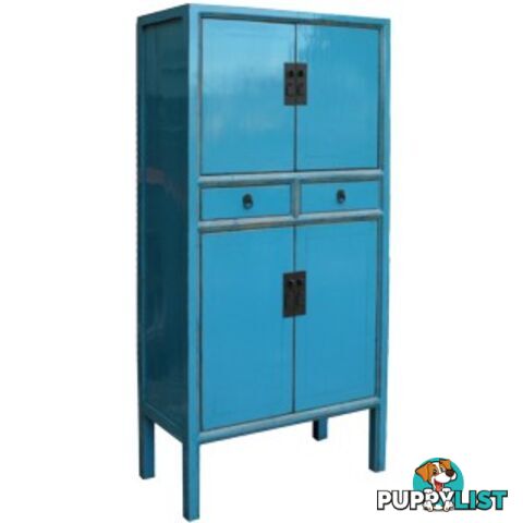 Blue Chinese Wedding Cabinet