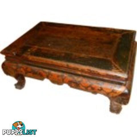 Chinese Antique Brown Side Table Stool