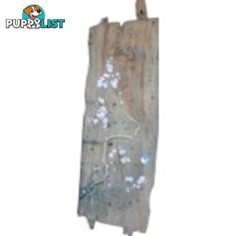 Chinese Wall Hanging Decoration-Old Boat Wood Panel