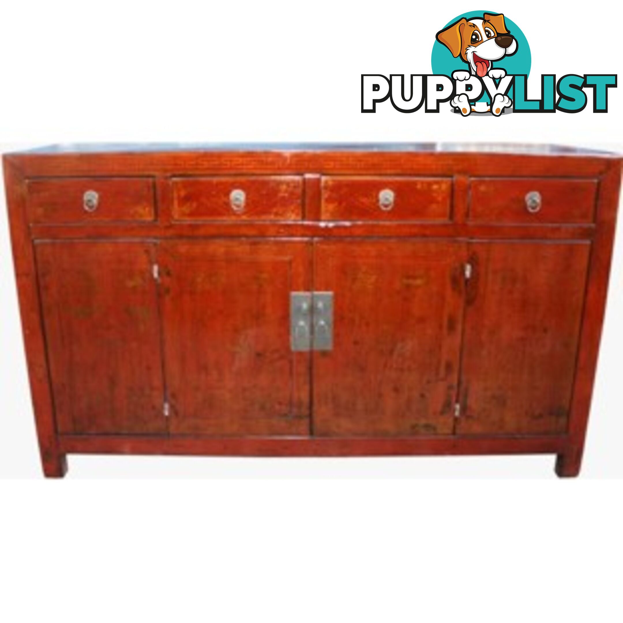 Original Painted Manchurian Sideboard