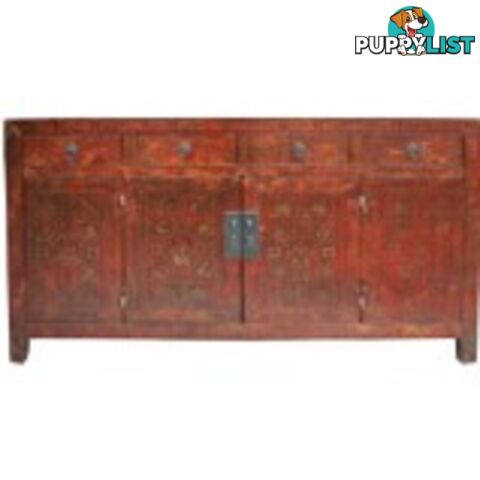 Original Manchurian Painted Chinese Sideboard