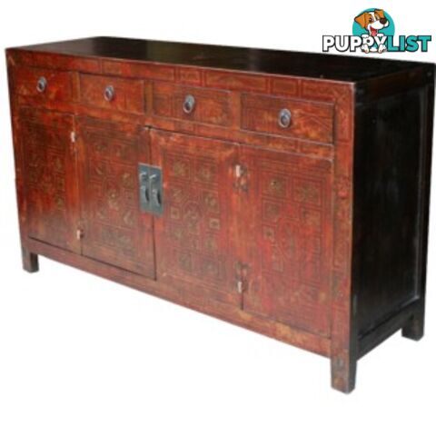 Original Manchurian Painted Chinese Sideboard