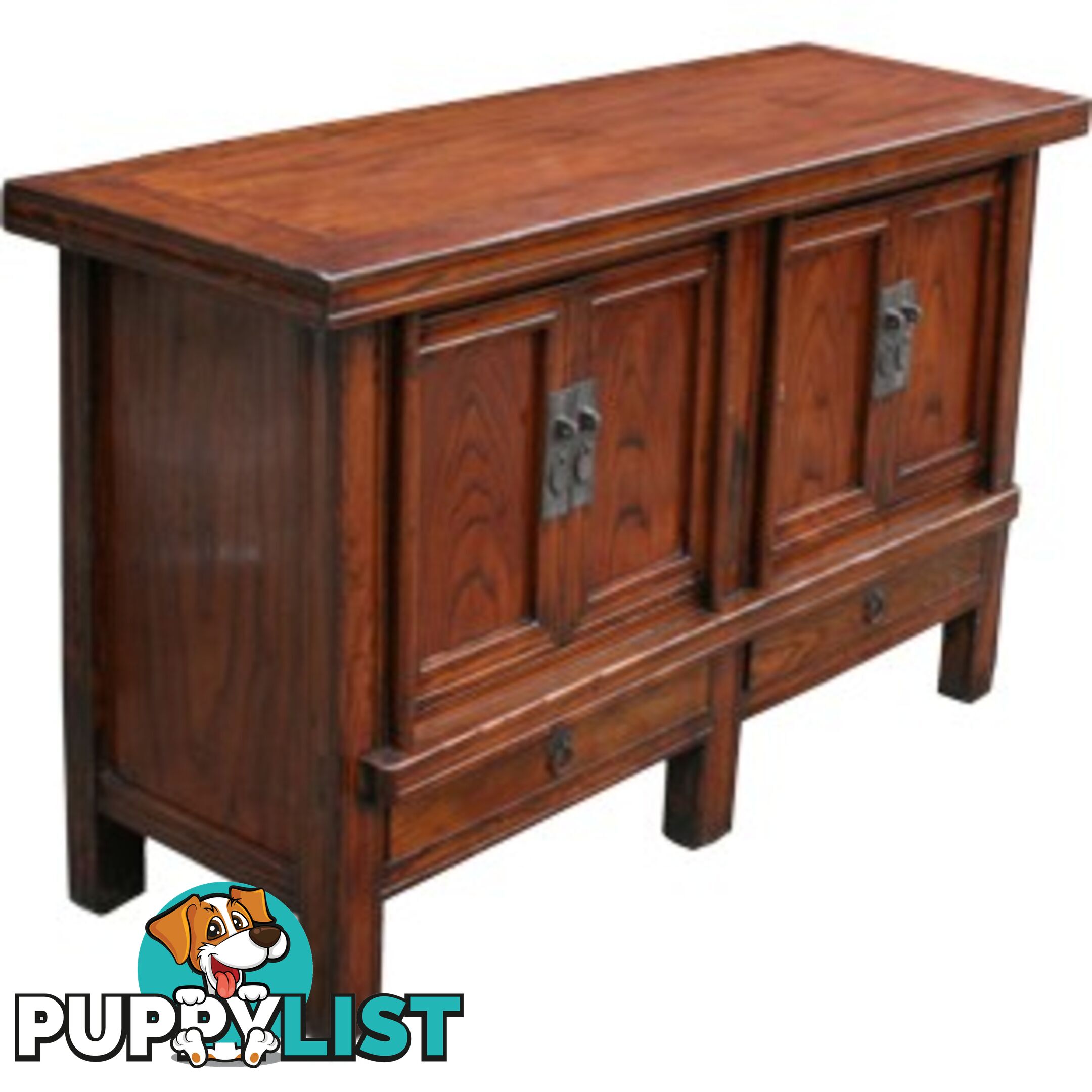 Brown Classical Chinese Sideboard