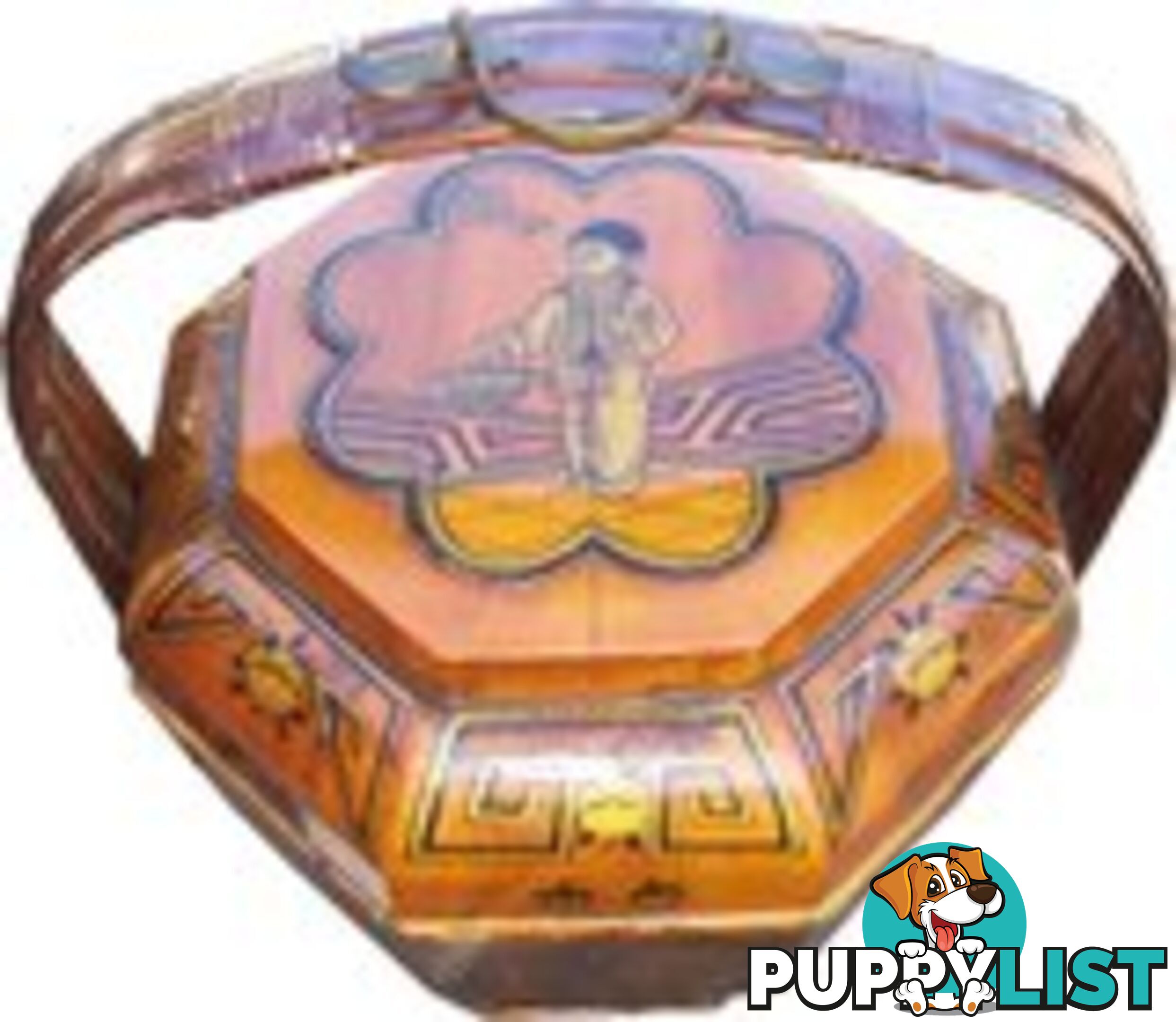 Chinese Gold Painted Food Basket