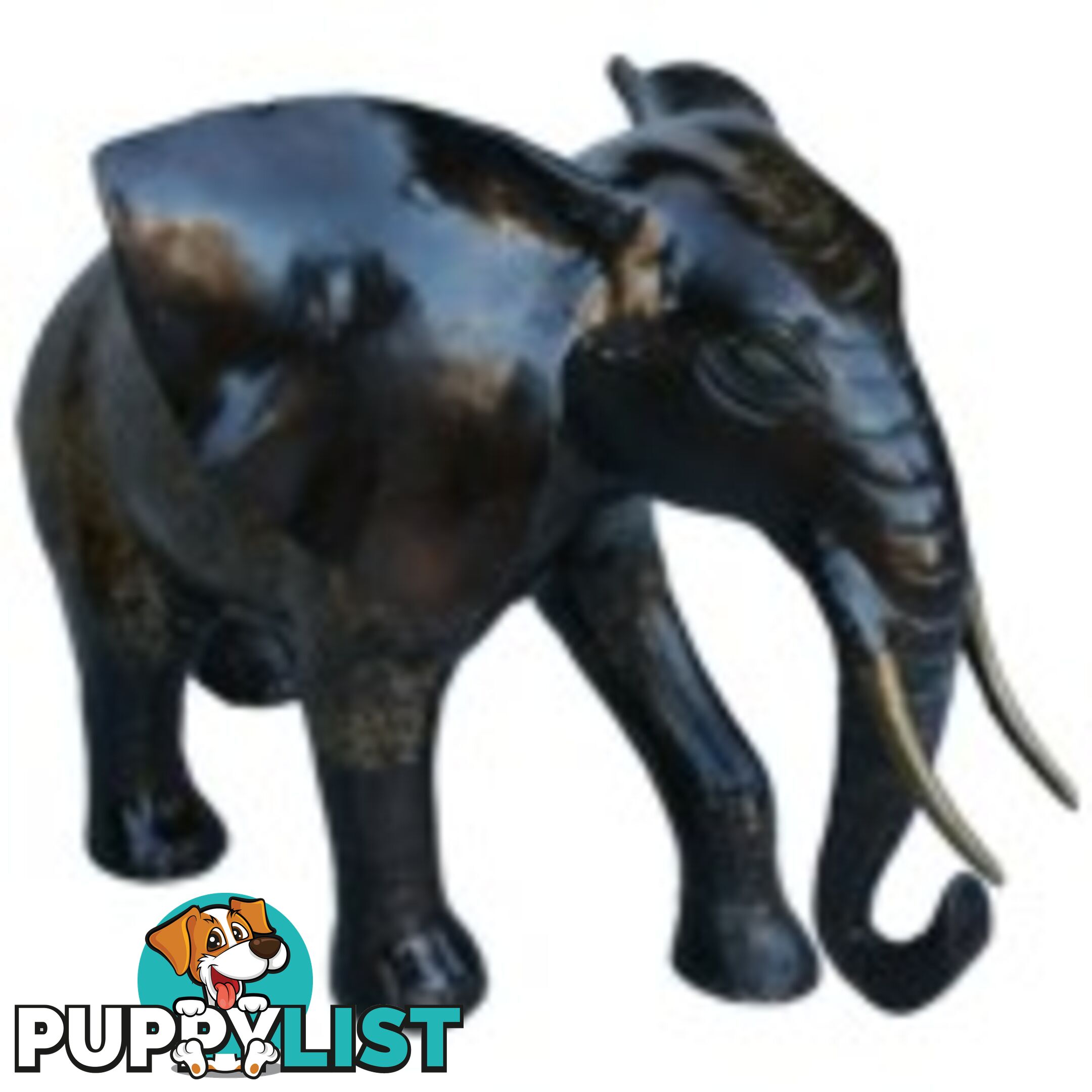 50cm Brass Fortune Elephant Statue