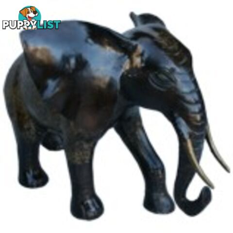 50cm Brass Fortune Elephant Statue