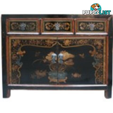 Original Mongolian Painted Sideboard