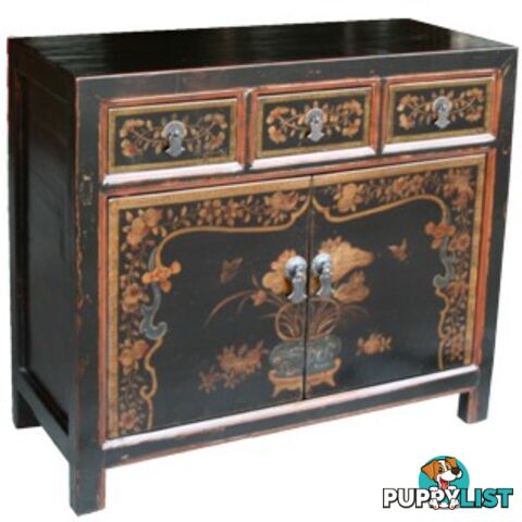 Original Mongolian Painted Sideboard