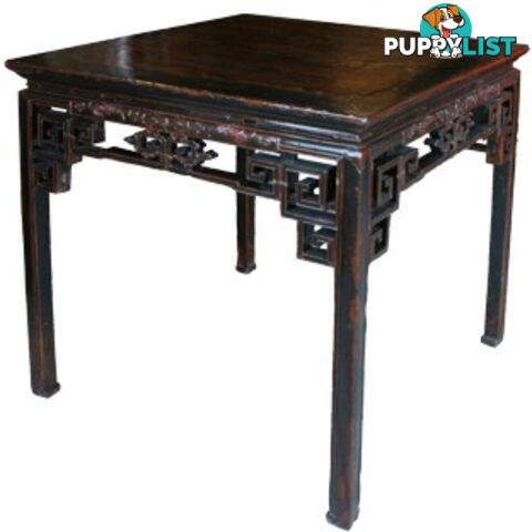 Square Chinese Original Table with Gate Legs