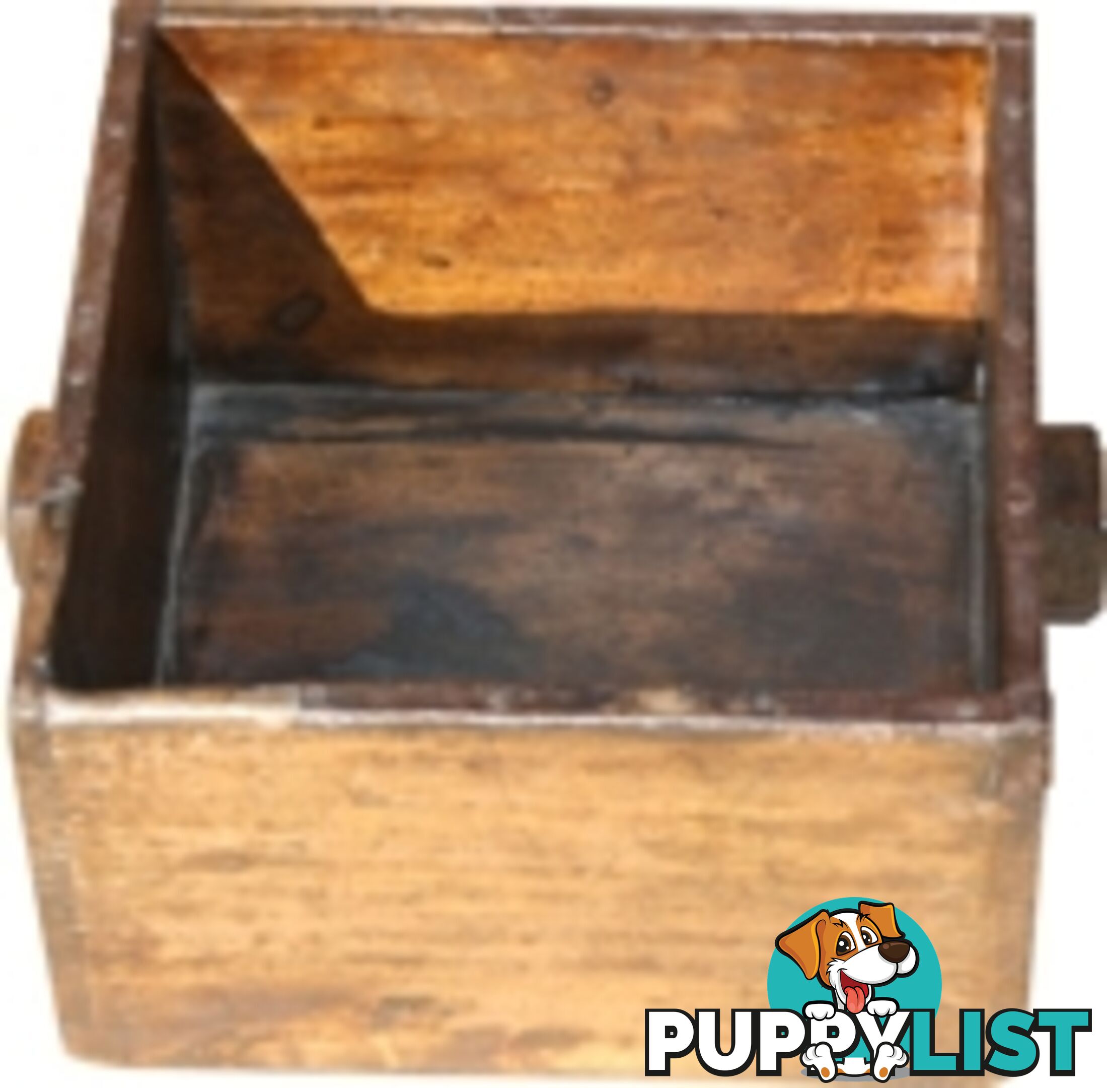 Antique Wood Rice Bucket