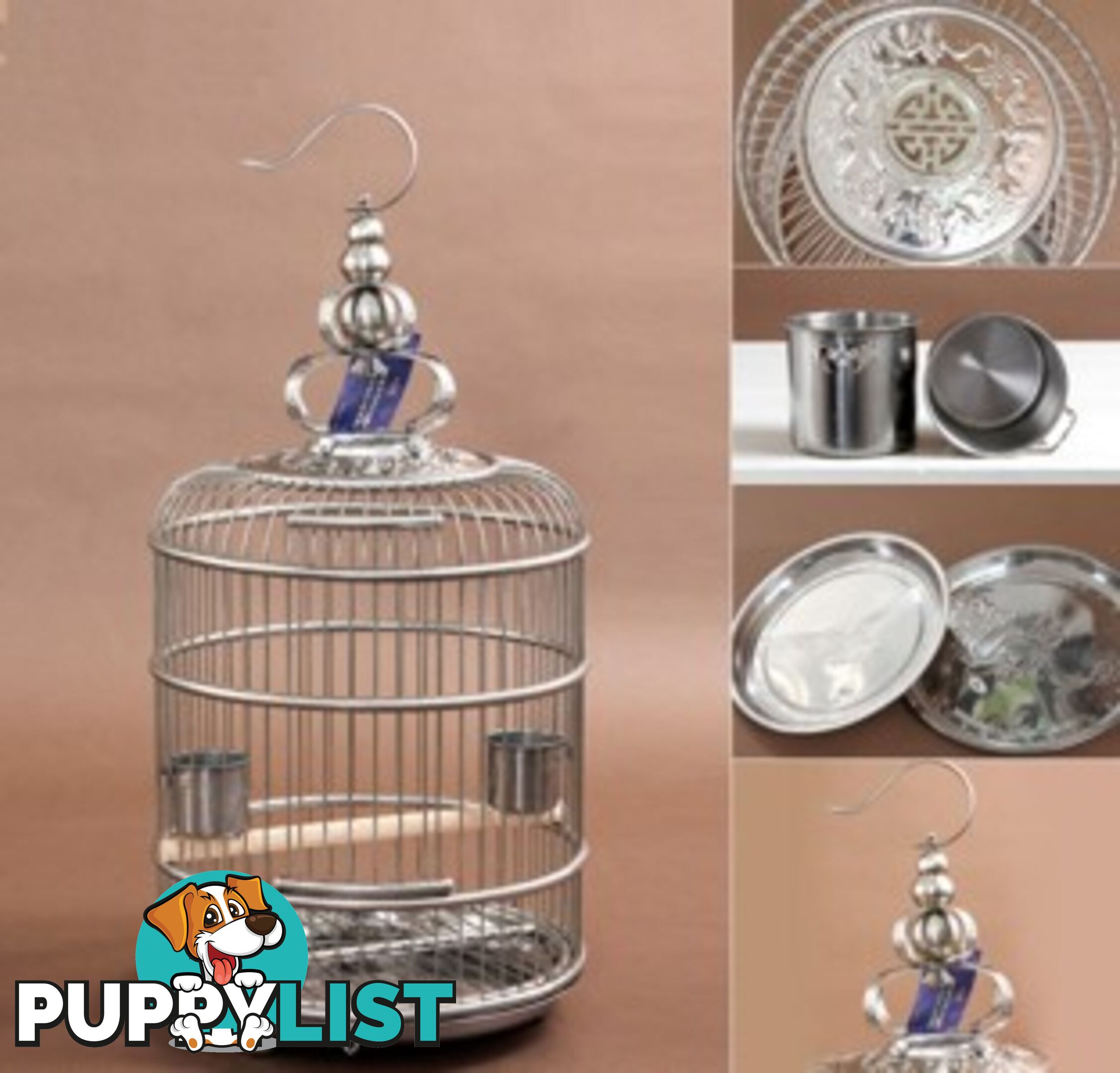 Stainless Steel Bird Cage Standard 40cm