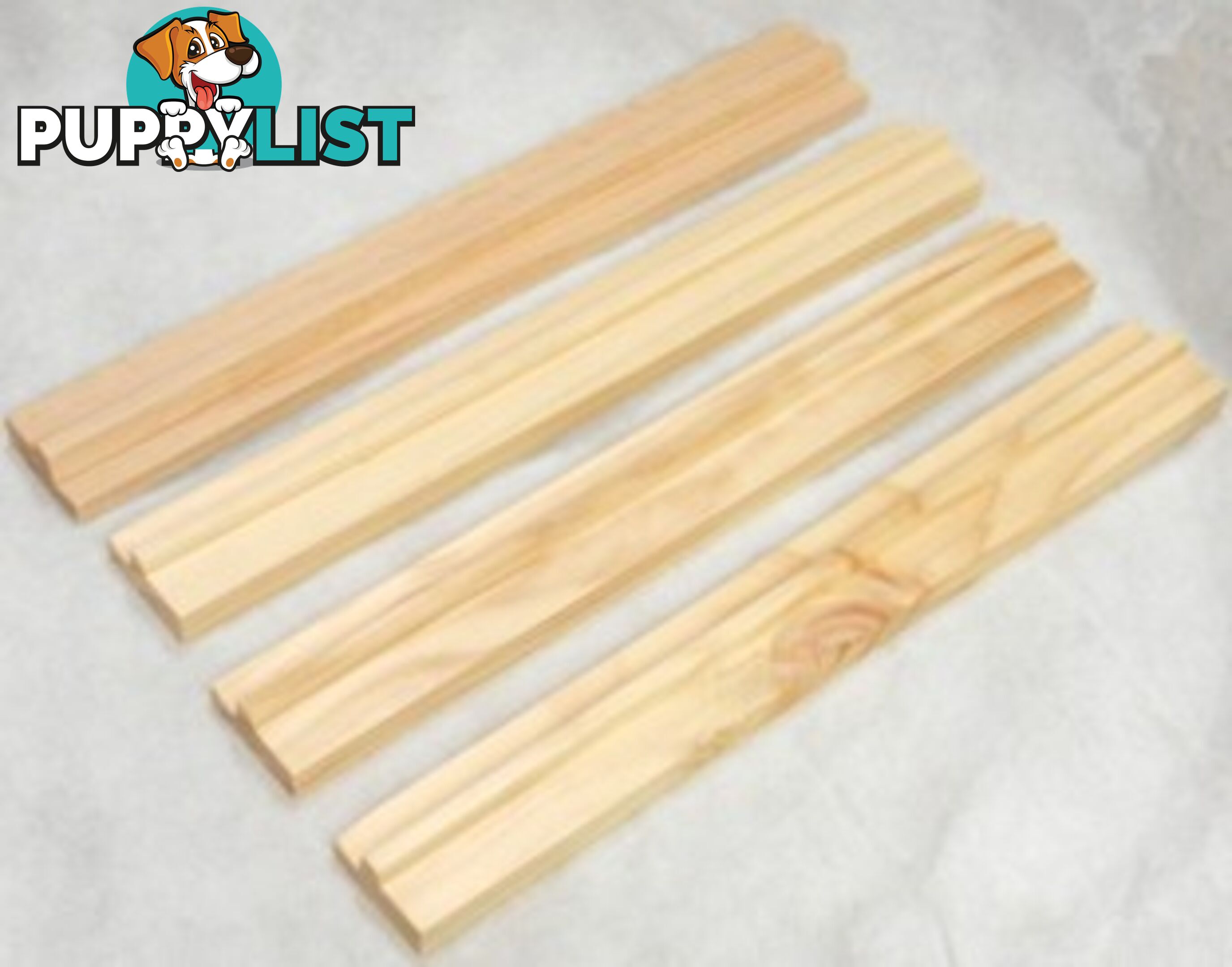 Set of 4 Mahjong Wood Rails