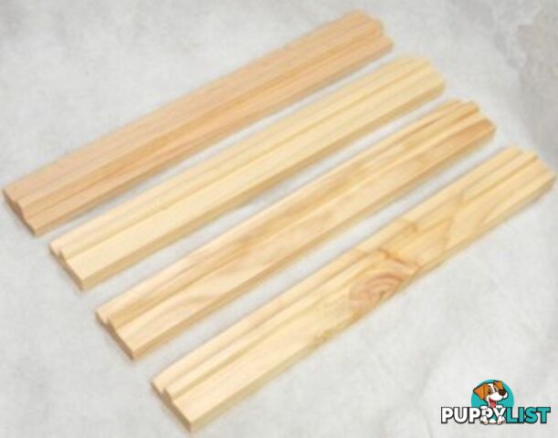 Set of 4 Mahjong Wood Rails