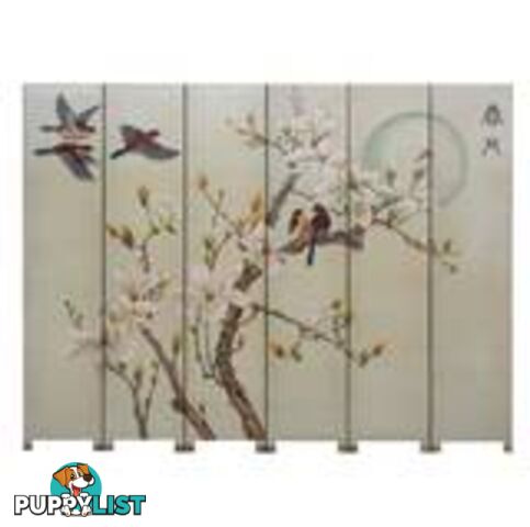 Chinese  Screen / Room Divider - Moon in Spring