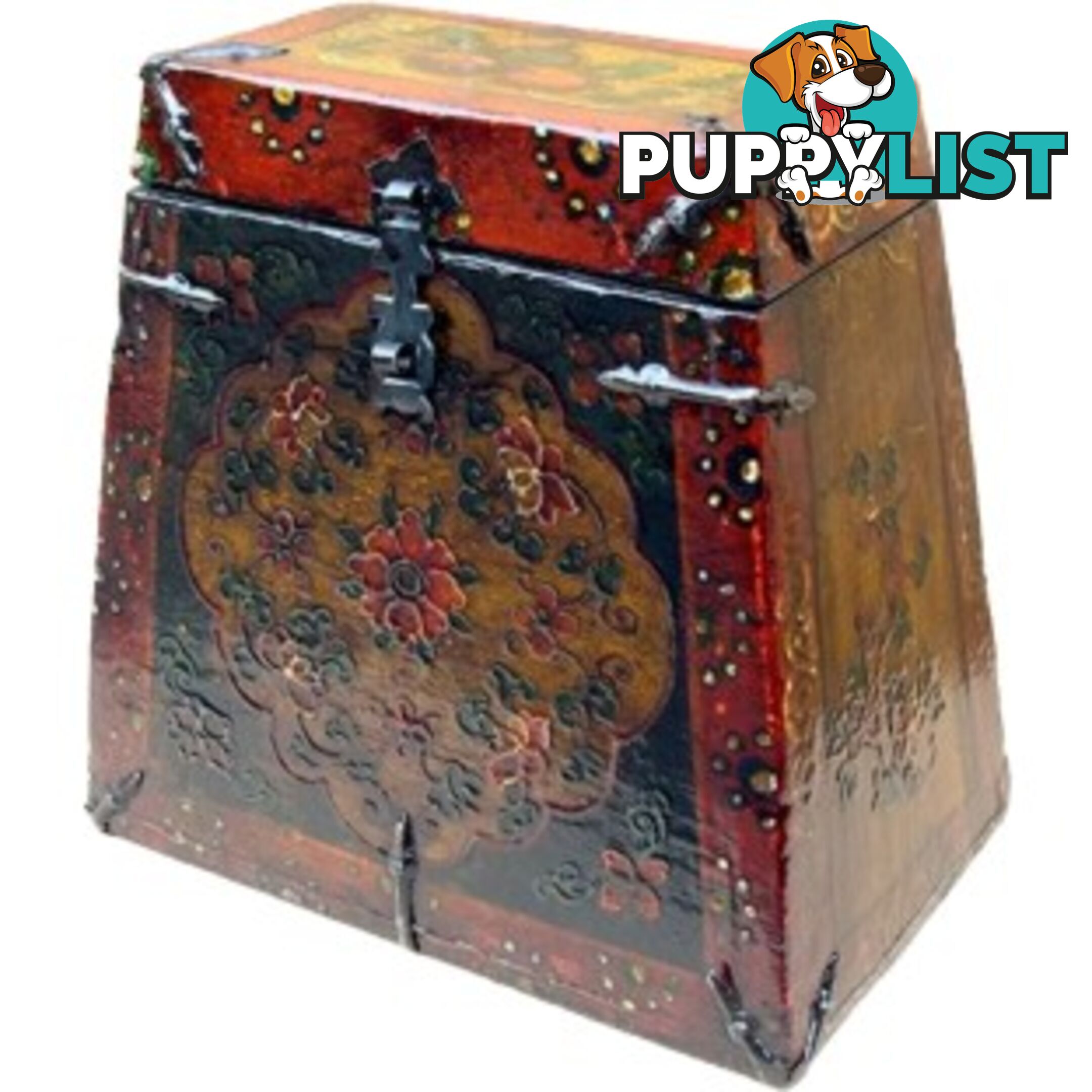 Tibetan Style Antique Decorative Box