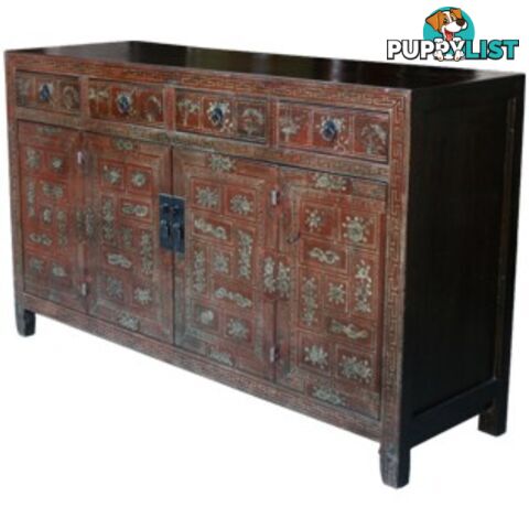 Original Manchurian Painted Chinese Sideboard