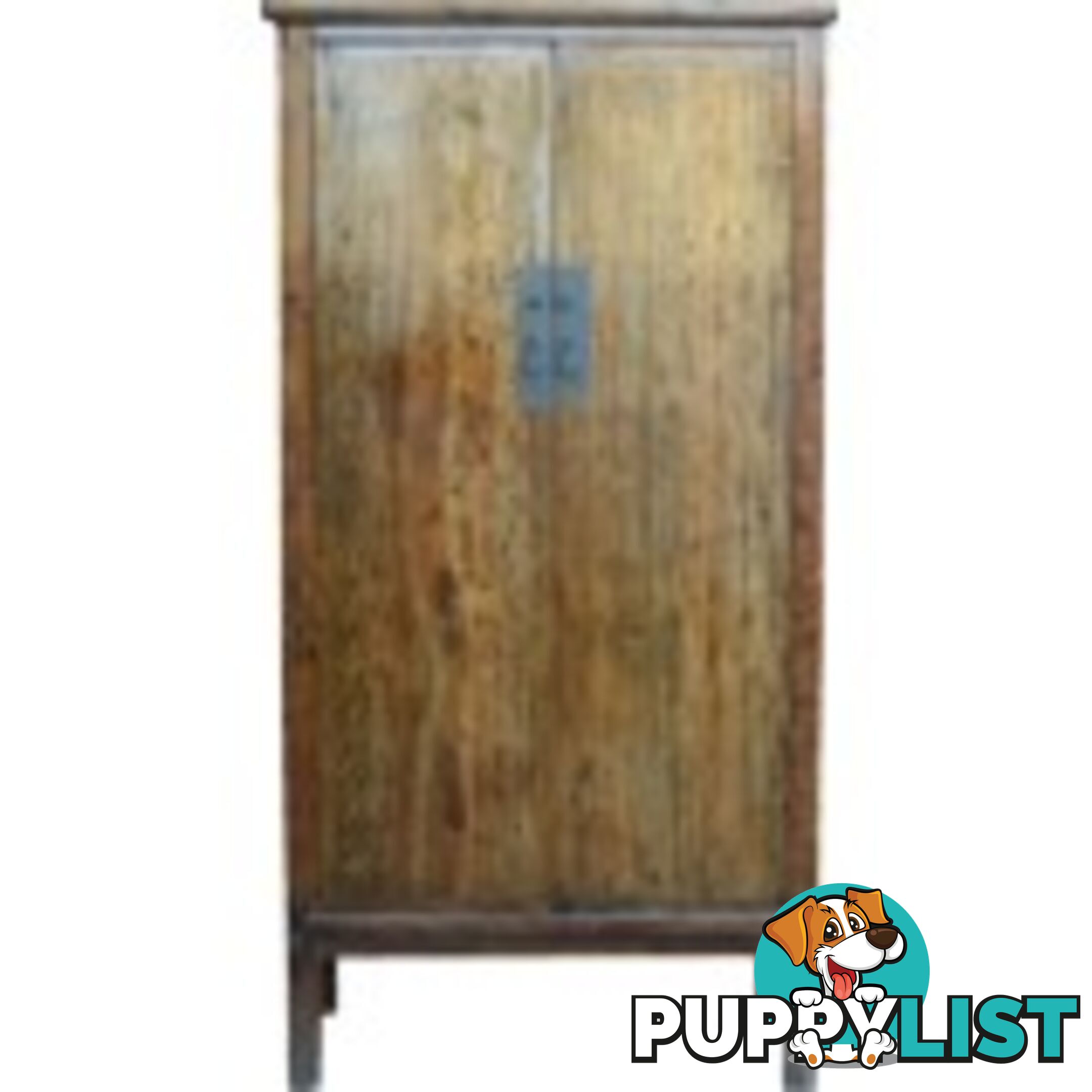 Large Chinese Antique Solid Wood Wardrobe Cabinet