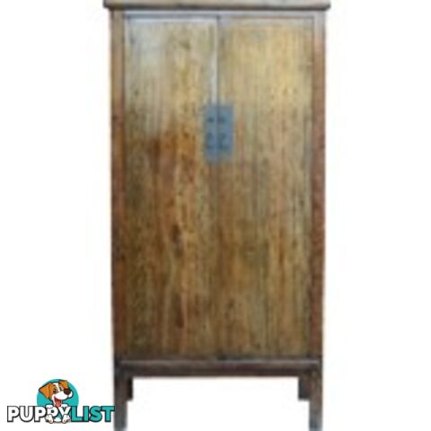 Large Chinese Antique Solid Wood Wardrobe Cabinet